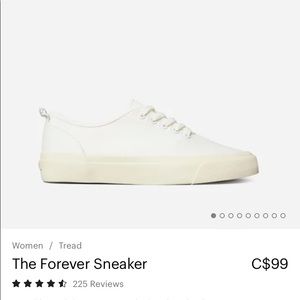 Everlane forever sneaker in white